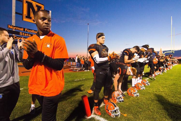 NCHS cruises past Bloomington in the schools' 105th football meeting